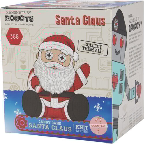 Handmade by Robots #388 Santa Claus (Candy Cane Scented) Figure