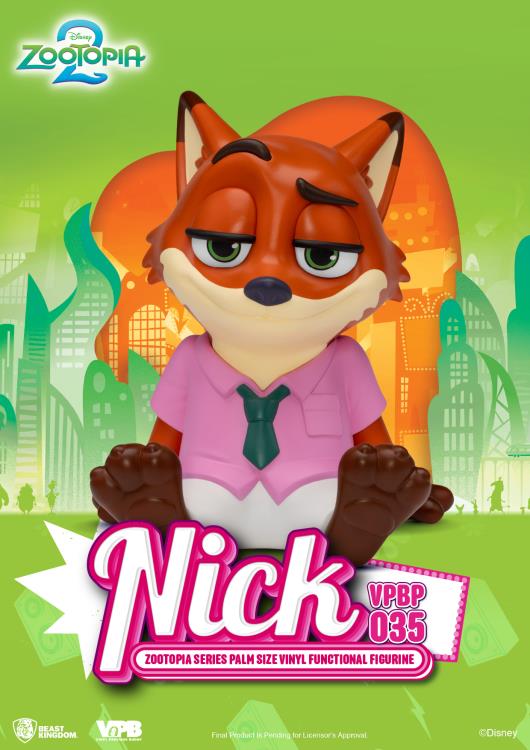 Zootopia VPBP-035 Nick Palm-Sized Vinyl Piggy Bank