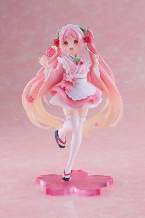 Vocaloid Newley Written Sakura Miku (Japanese Cafe Ver.) Figure