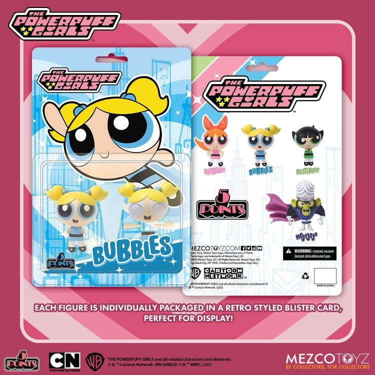 The Powerpuff Girls 5 Points Set of 4 Action Figures