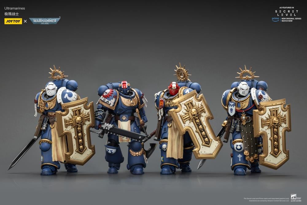Warhammer 40,000 Ultramarines Levantus with Power Sword