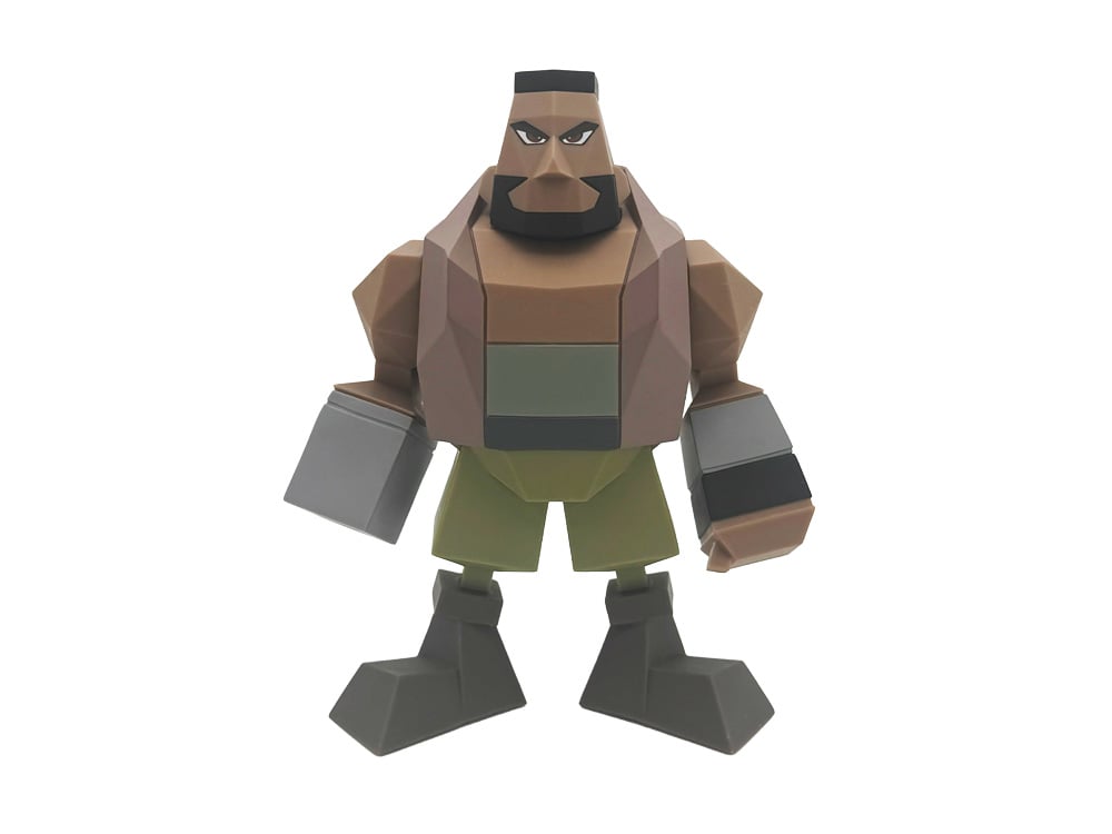 Final Fantasy VII Barret Wallace Polygon Soft Vinyl Figure