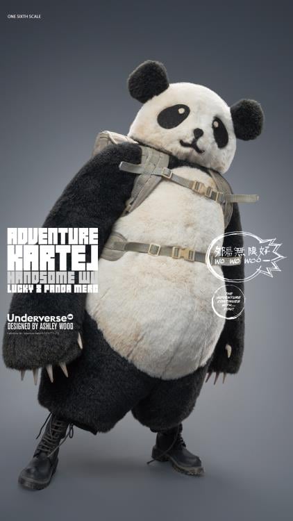 panda☆ Adventure Kartel Dirty Boi Panda Handsome Wu 1/6 Scale Action Figure