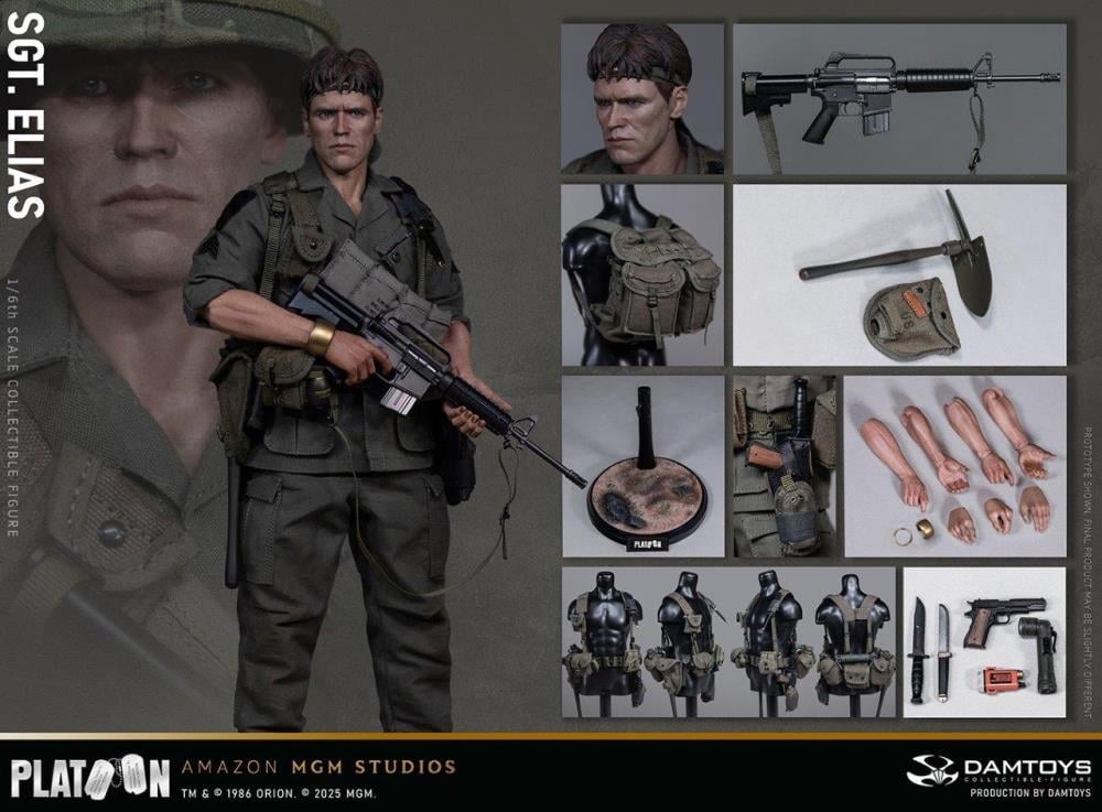 Platoon Sergeant Elias 1/6 Scale Action Figure
