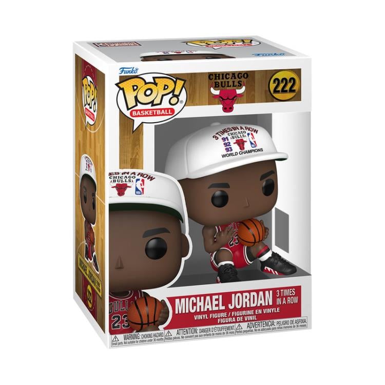 Chicago Bulls Pop! NBA #222 Michael Jordan (3 TImes in a Row)