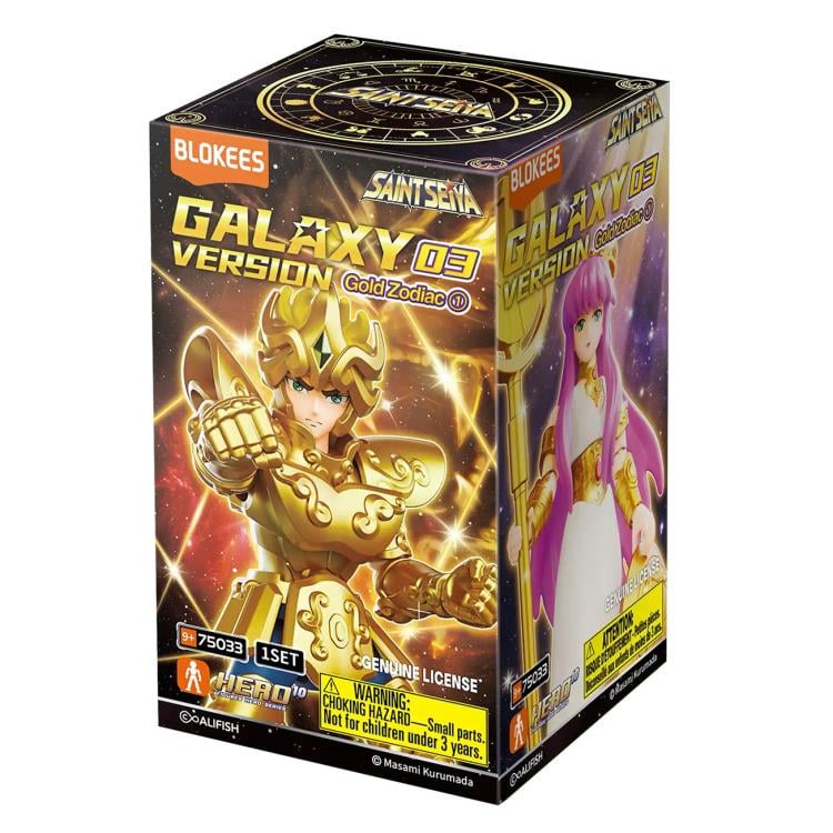 Saint Seiya Galaxy Version 03 Gold Zodiac Box of 9 Random Model Kits
