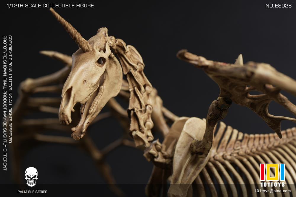 Palm Elf Series Skeleton Unicorn 1/12 Scale Action Figure