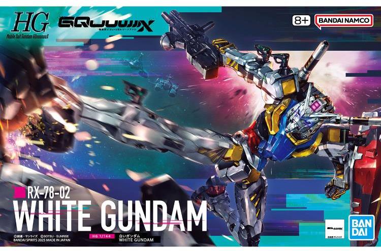 Mobile Suit Gundam GQuuuuuuX HGGQ White Gundam 1/144 Scale Model Kit