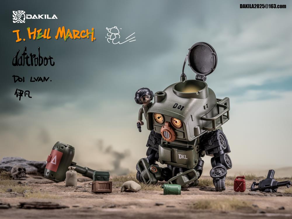 DAFTBOTS Series Hell March D01 LVAN Action Figure