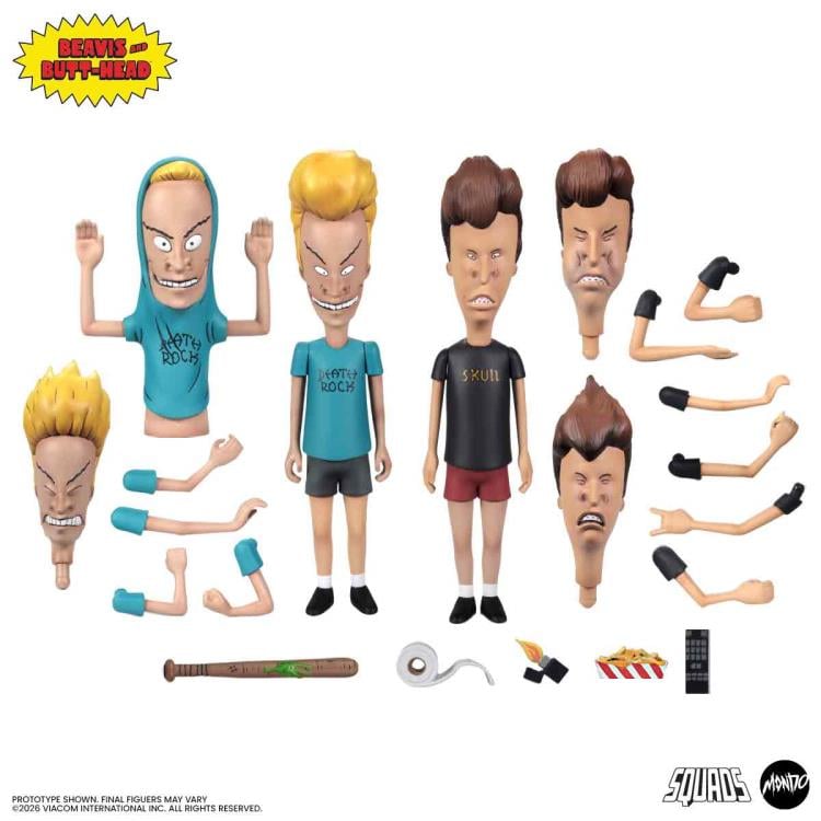 Beavis & Butt-Head Mondo Squads Beavis & Butt-Head Figure Set