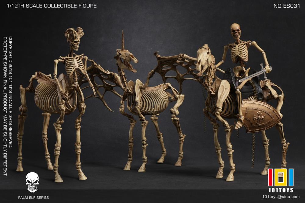 Palm Elf Series Skeleton Horse Series 1/12 Scale Action Figure Set