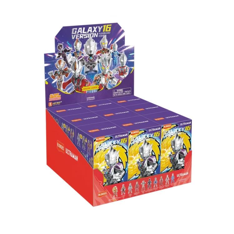 Ultraman Galaxy Version Vol.16 Fusion and Rebirth Box of 9 Random
