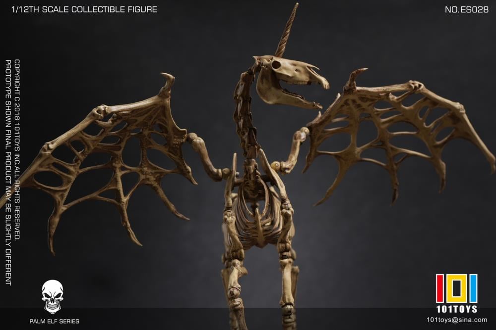Palm Elf Series Skeleton Unicorn 1/12 Scale Action Figure