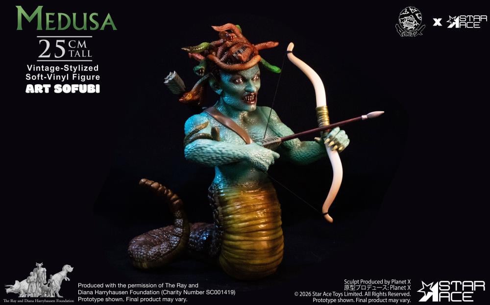 Clash of the Titans Ray Harryhausen Collection Art Sofubi Medusa