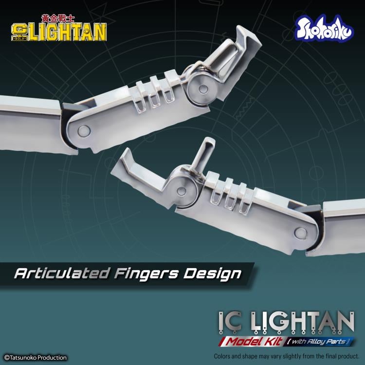 Golden Warrior Gold Lightan I.C. Lightan Model Kit