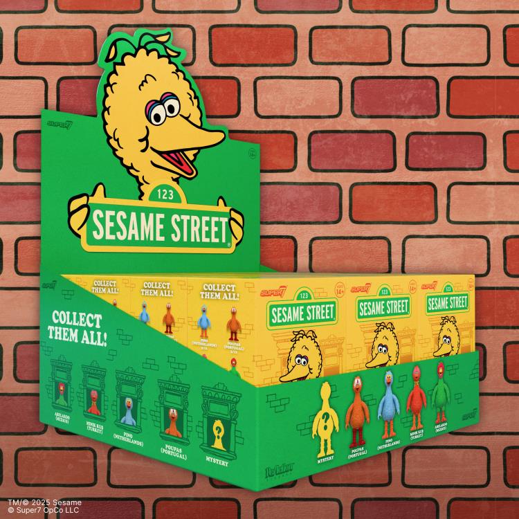 Sesame Street ReAction Big Birds Around the World Box of 12 Random