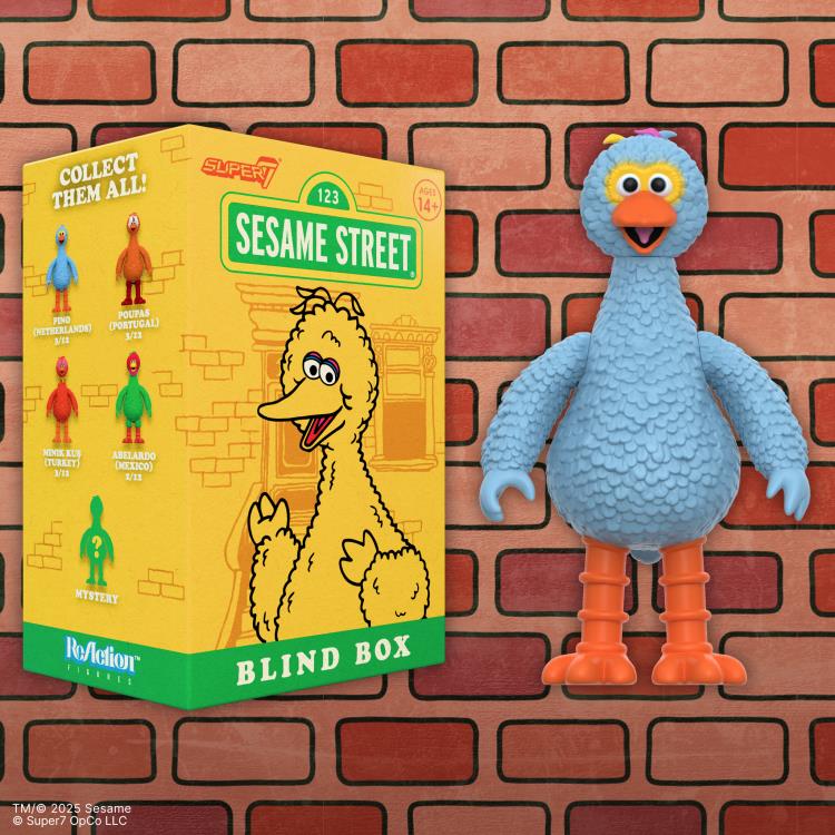 Sesame Street ReAction Big Birds Around the World Box of 12 Random
