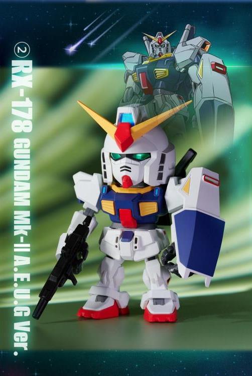 Mobile Suit Gundam QMSV Mini Z Gundam & Gundam Mk-II Box of 8