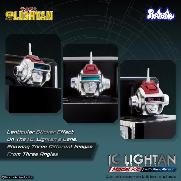 Golden Warrior Gold Lightan I.C. Lightan Model Kit