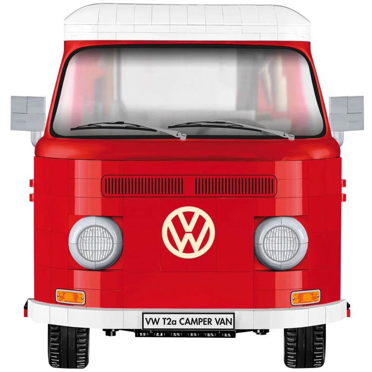 Superbe Van VW T2 Camping Car En Bloc De Construction - Neuf à Assembler (échelle 1:14)