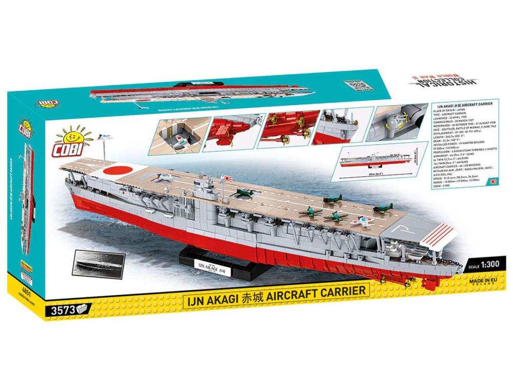 Historical Collection World War II IJN Akagi Aircraft Carrier 1