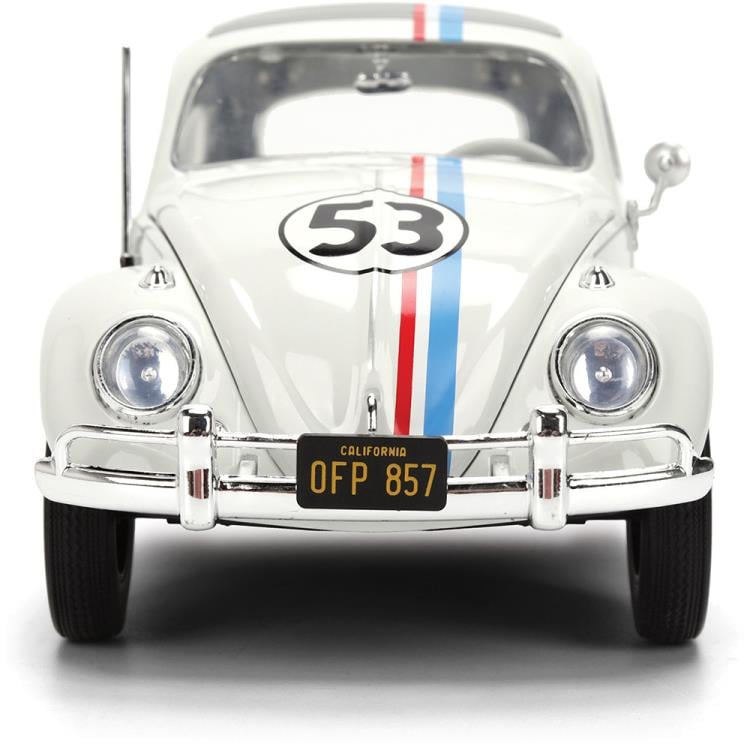 Herbie the Love Bug Hollywood Rides VW Beetle with Rack 1/24 Scale