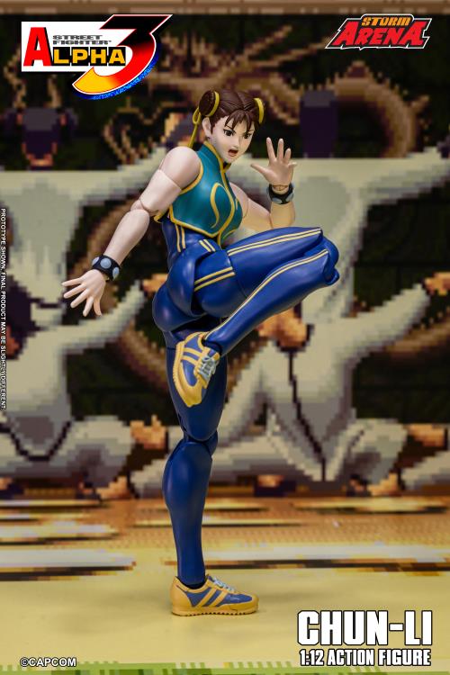 Street Fighter Alpha 3 Storm Arena Chun-Li 1/12 Scale Action Figure