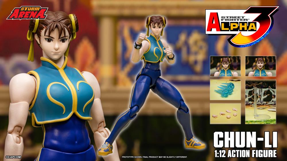 Street Fighter Alpha 3 Storm Arena Chun-Li 1/12 Scale Action Figure