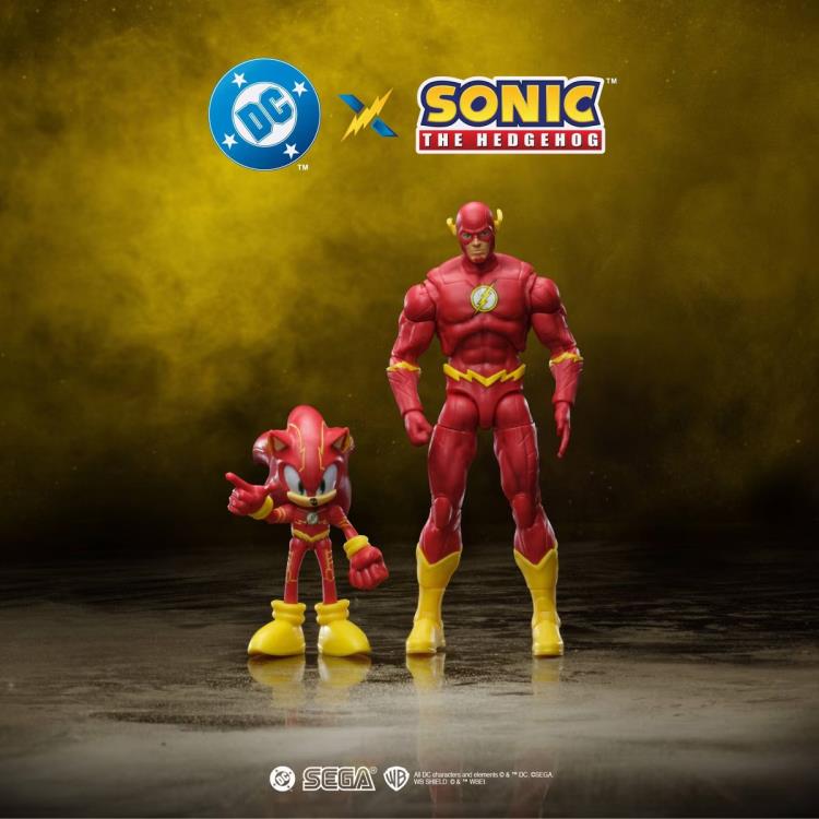 DC Comics x Sonic the Hedgehog Sonic & The Flash Action Figure Two