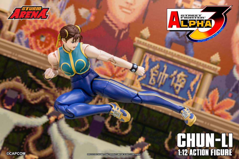 Street Fighter Alpha 3 Storm Arena Chun-Li 1/12 Scale Action Figure