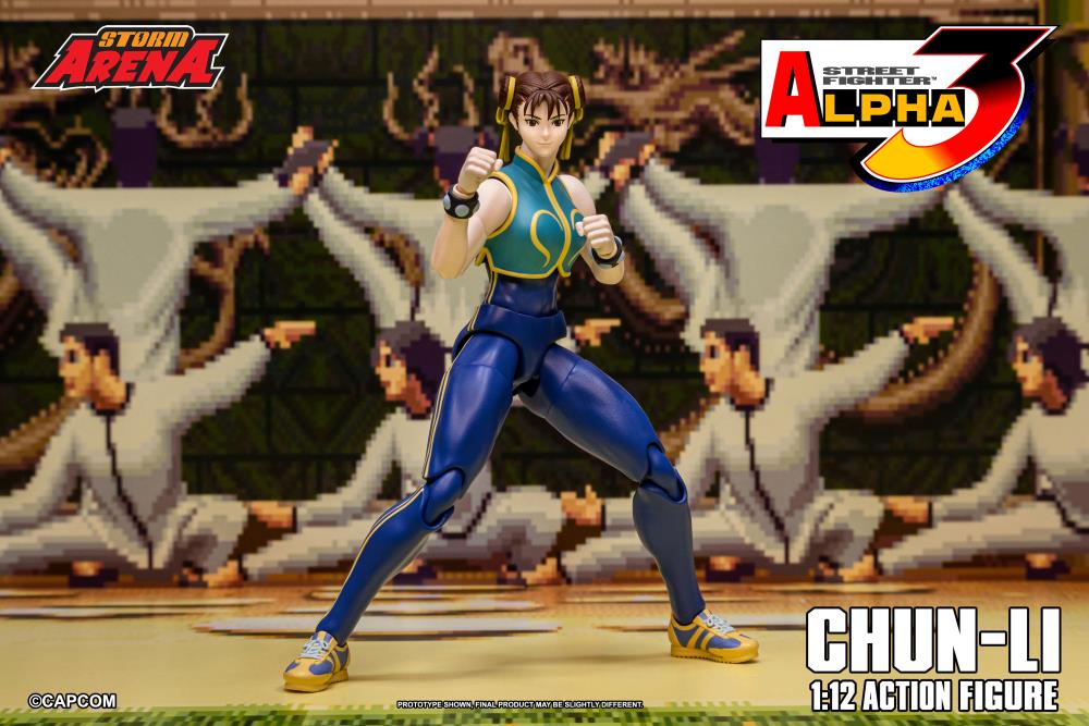 Street Fighter Alpha 3 Storm Arena Chun-Li 1/12 Scale Action Figure