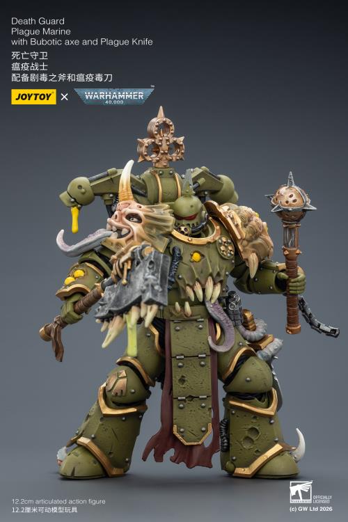 Warhammer 40,000 Death Guard Plague Marine 1/18 Scale Action Figure
