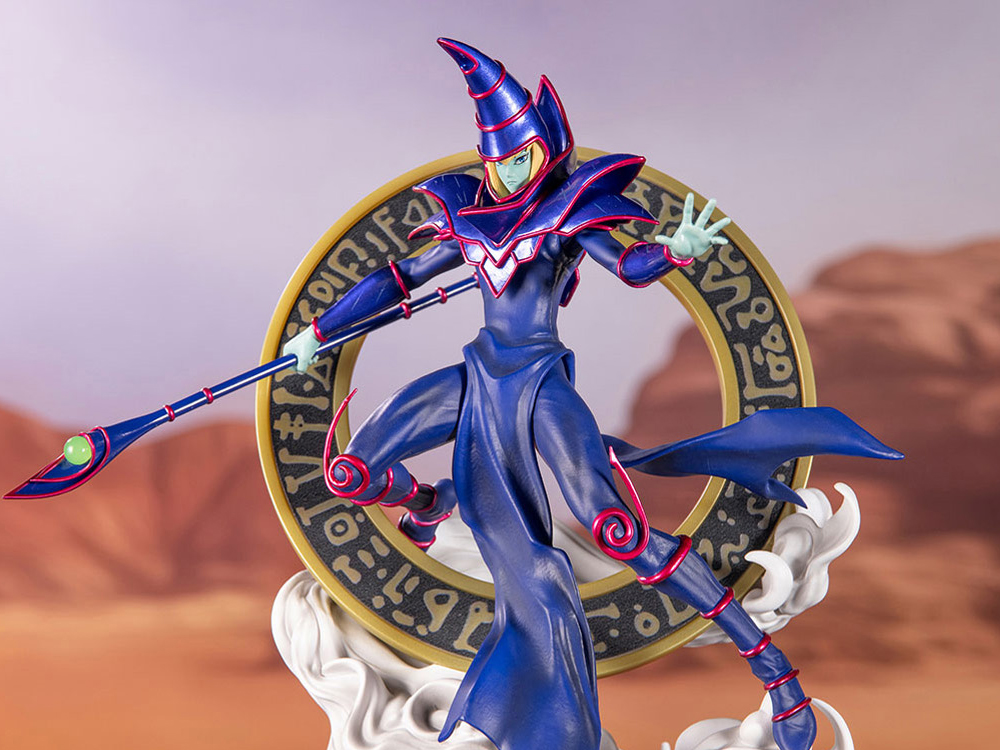Yu-Gi-Oh! statue Dark Magician Blue Version 29 cm first 4 figures