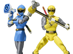 Power Rangers S.H.Figuarts Blue Wind Ranger & Yellow Wind Ranger Set