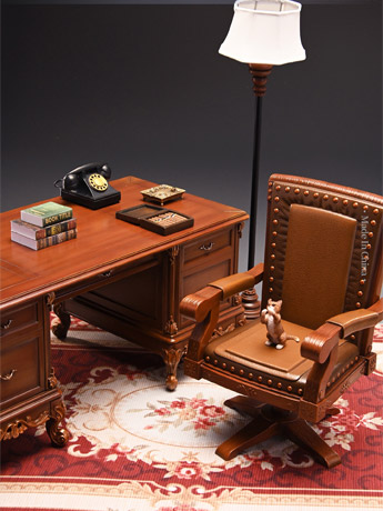 Bulldog Godfather 1/6 Scale Desk & Chair Accessory Set Gallery Image 2