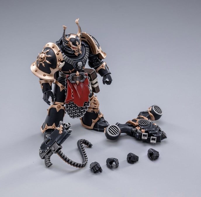 Warhammer 40K Black Legion Chaos Space Marines 1/18 Scale Figure Set Gallery Image 16