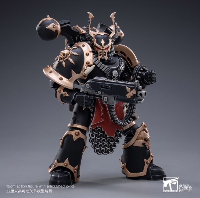 Warhammer 40K Black Legion Chaos Space Marines 1/18 Scale Figure Set Gallery Image 13