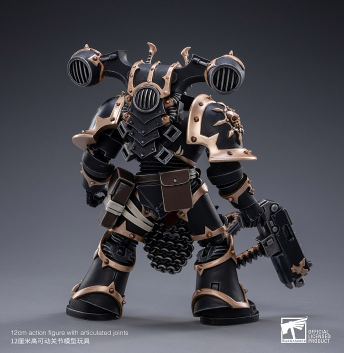 Warhammer 40K Black Legion Chaos Space Marines 1/18 Scale Figure Set Gallery Image 15