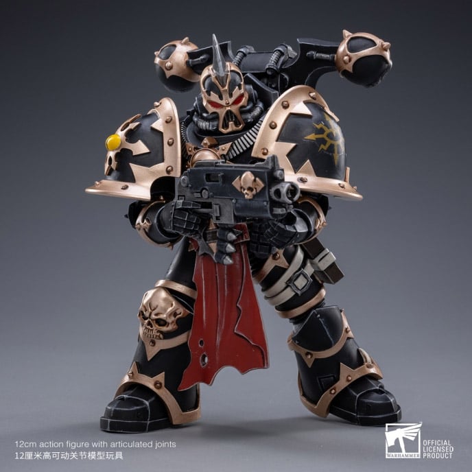 Warhammer 40K Black Legion Chaos Space Marines 1/18 Scale Figure Set Gallery Image 5