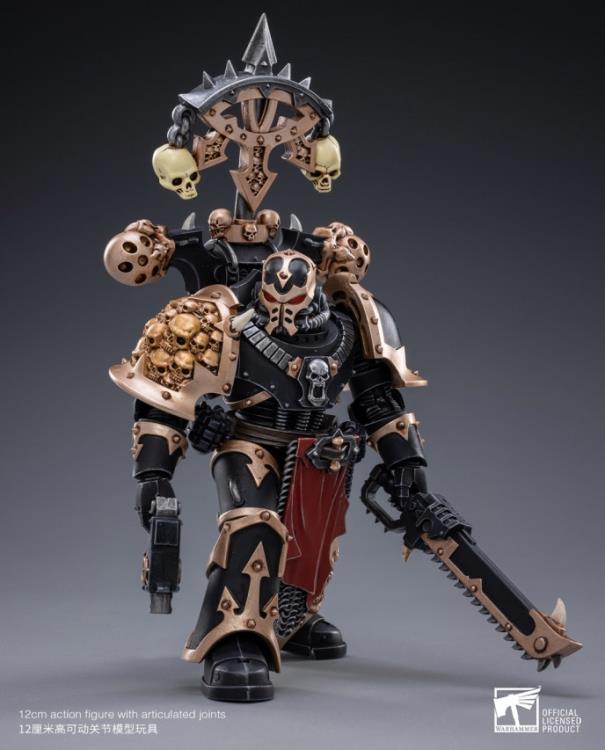 Warhammer 40K Black Legion Chaos Space Marines 1/18 Scale Figure Set Gallery Image 9