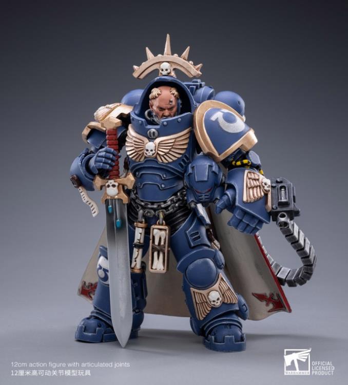 Warhammer 40K Ultramarines Primaris Captain (Gravis Armour) Brother Captain Voltain 1/18 Scale Figure Gallery Image 8