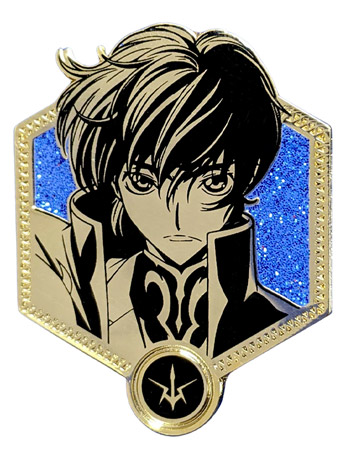 Code Geass: Lelouch of the Rebellion R2 Golden Series Suzaku Kururugi Limited Edition Enamel Pin Gallery Image 2