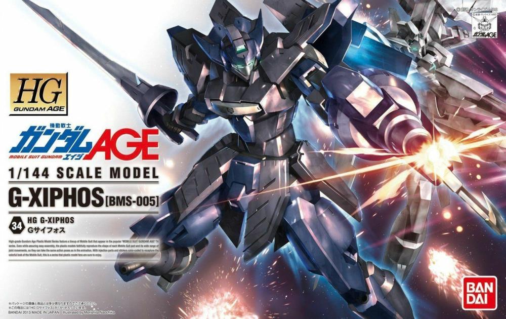 Mobile Suit Gundam AGE HGAGE G-Xiphos 1/144 Scale Model Kit Gallery Image 4