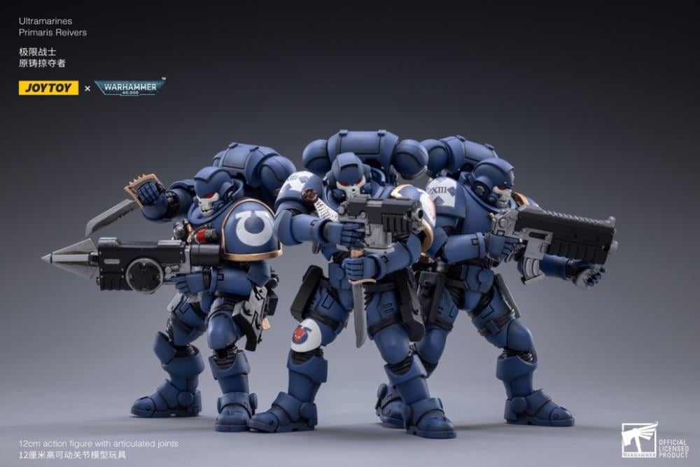Warhammer 40K Ultramarines Primaris Reivers 1/18 Scale Figure Set Gallery Image 3