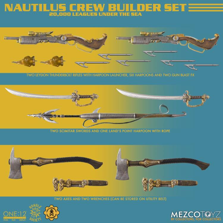 Rumble Society One:12 Collective Nautilus Crew Builder Set Exclusive Gallery Image 22