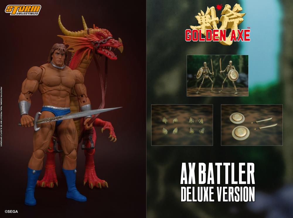 Golden Axe Ax Battler (Deluxe Version) 1/12 Scale BBTS Exclusive Action Figure Set Gallery Image 9
