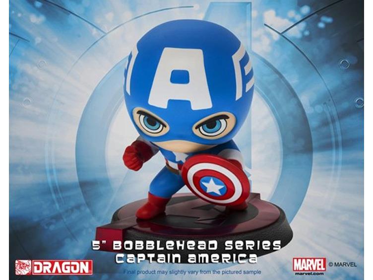 Avengers: Age of Ultron 5" Hero Remix Bobblehead Captain America Gallery Image 1