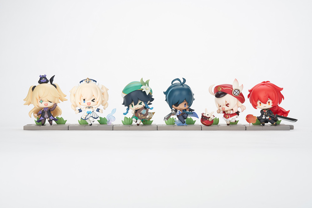 Genshin Impact Battle Stance Series Mondstadt Edition Box of 6 Random Figures Gallery Image 3