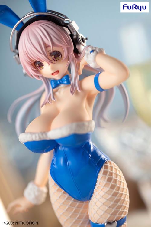 Nitroplus BiCute Bunnies Super Sonico (Blue Rabbit Ver.) Figure Gallery Image 12
