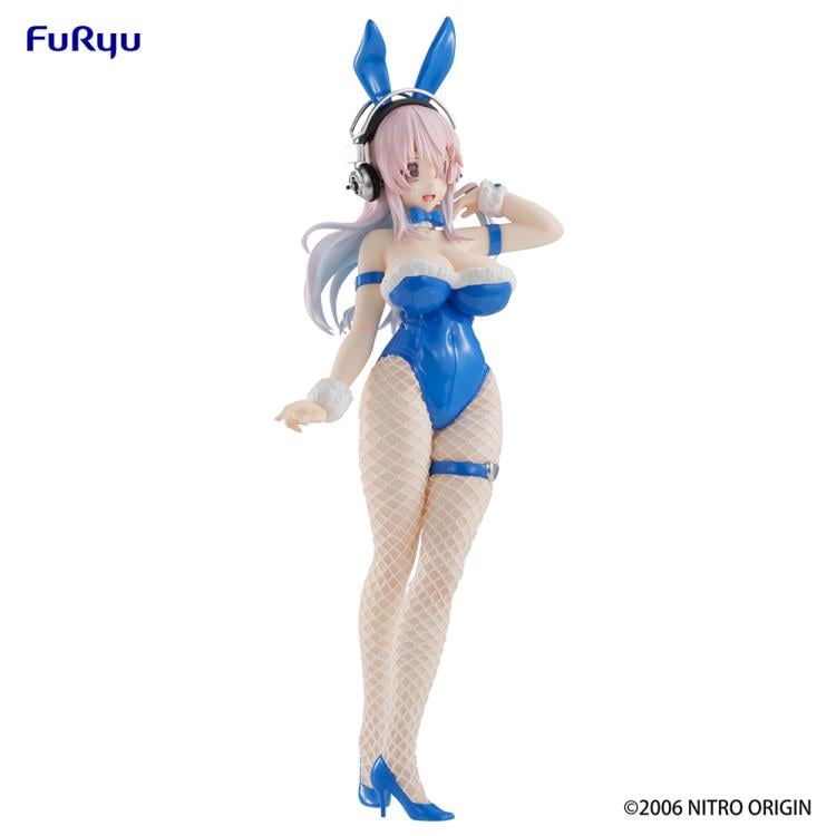 Nitroplus BiCute Bunnies Super Sonico (Blue Rabbit Ver.) Figure Gallery Image 8